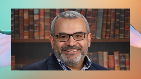 Sherif Hanafy Mahmoud smiling for a photo