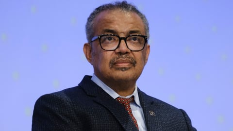 Director-General of the WHO Tedros Adhanom Ghebreyesus.