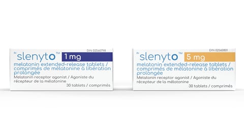 Boxes of Slenyto for insomnia in children with ASD 
