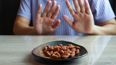 A photo depicting peanut allergies.