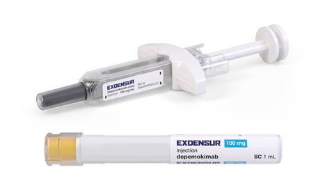 Exdensur for severe asthma/chronic rhinosinusitis with nasal polyps