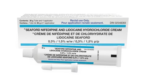 Seaford Nifedipine and Lidocaine Hydrochloride Cream for anal fissures
