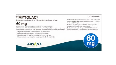 Mytolac lanreotide extended-release solution for subcutaneous (SC) injection