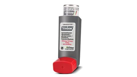 Trimbow inhaler for COPD