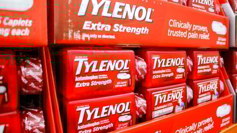Los Angeles, California, United States - 02-13-2020: A view of several containers of Tylenol on display at a local big box grocery store.; Shutterstock ID 1646167162