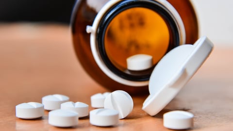 Pills and bottle.; Shutterstock ID 197380862