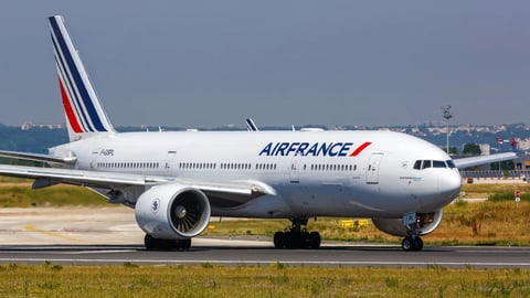 Paris, France - June 4, 2022: Air France Boeing 777-200ER airplane at Paris Orly Airport (ORY) in France.; Shutterstock ID 2413840309