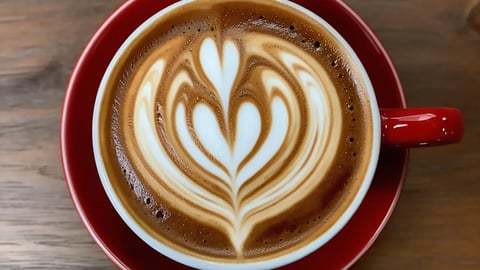 cafe cappuccino coffee cafe  art heart shape cafe mug coffee cup of coffee; Shutterstock ID 2501207755