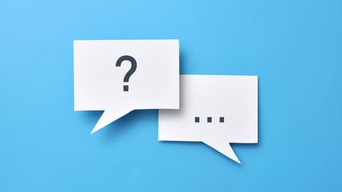 conversation between people with questions and answers; Shutterstock ID 2541969287