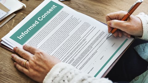 Informed Consent Surgery Agreement Consulting Concept; Shutterstock ID 504098263