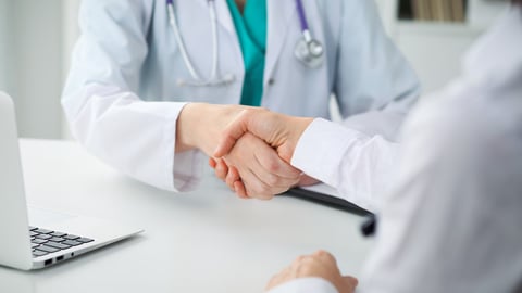 Doctor and patient shaking hands, close-up.  Physician talking about medical examination results. Medicine, healthcare and trust concept; Shutterstock ID 729965008
