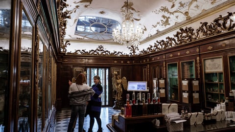 Interior of the Santa Maria Novella Pharmacy