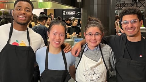 four-medical-students-wearing-aprons