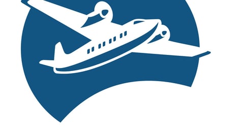 The Air Miles logo with a plane flying