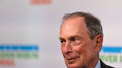 Michael Bloomberg attends the 2019 Hudson River Park Gala at Cipriani South Street on October 17, 2019 in New York City.