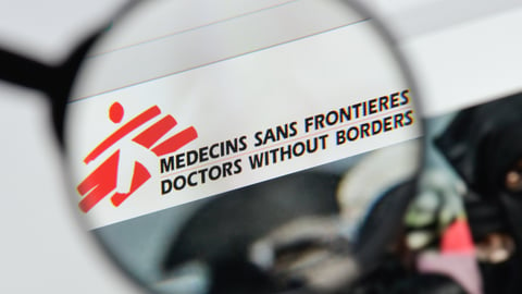 Webpage from Doctors without Borders