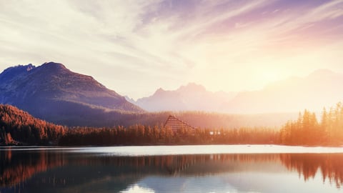 Majestic mountain lake in National Park High Tatra. Strbske pleso, Slovakia, Europe.; Shutterstock ID 400505161