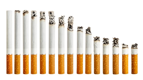 Cigarettes  Isolated on white; Shutterstock ID 695951152