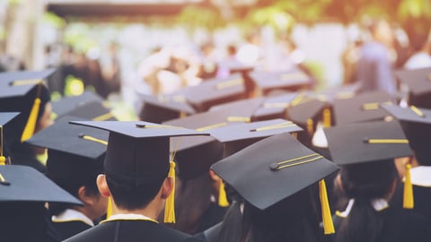 Group of Graduates during commencement. Concept education congratulation in University. Graduation Ceremony ,Congratulated the graduates in University during commencement.; Shutterstock ID 1358285150