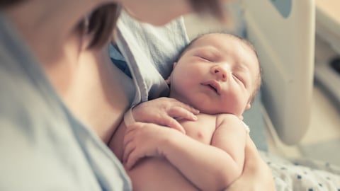 New born baby boy resting in mothers arms. ; Shutterstock ID 663728050