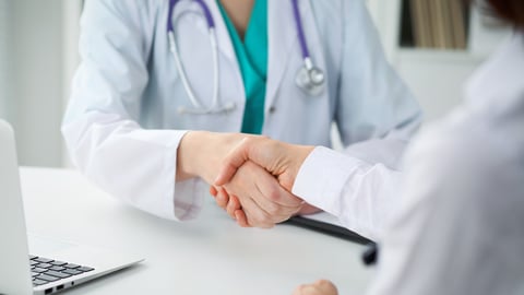 Doctor and patient shaking hands, close-up.  Physician talking about medical examination results. Medicine, healthcare and trust concept; Shutterstock ID 729965008