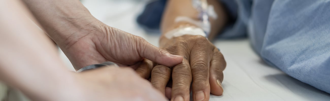 a close up of a hand