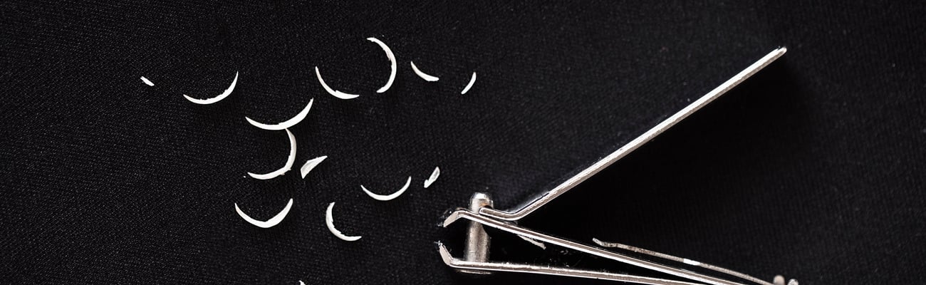 Toenail clippings