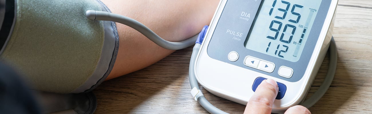 A blood pressure machine 