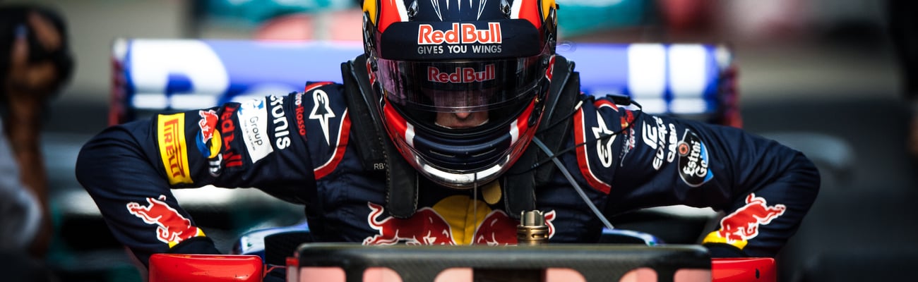 Formula 1 race care driver