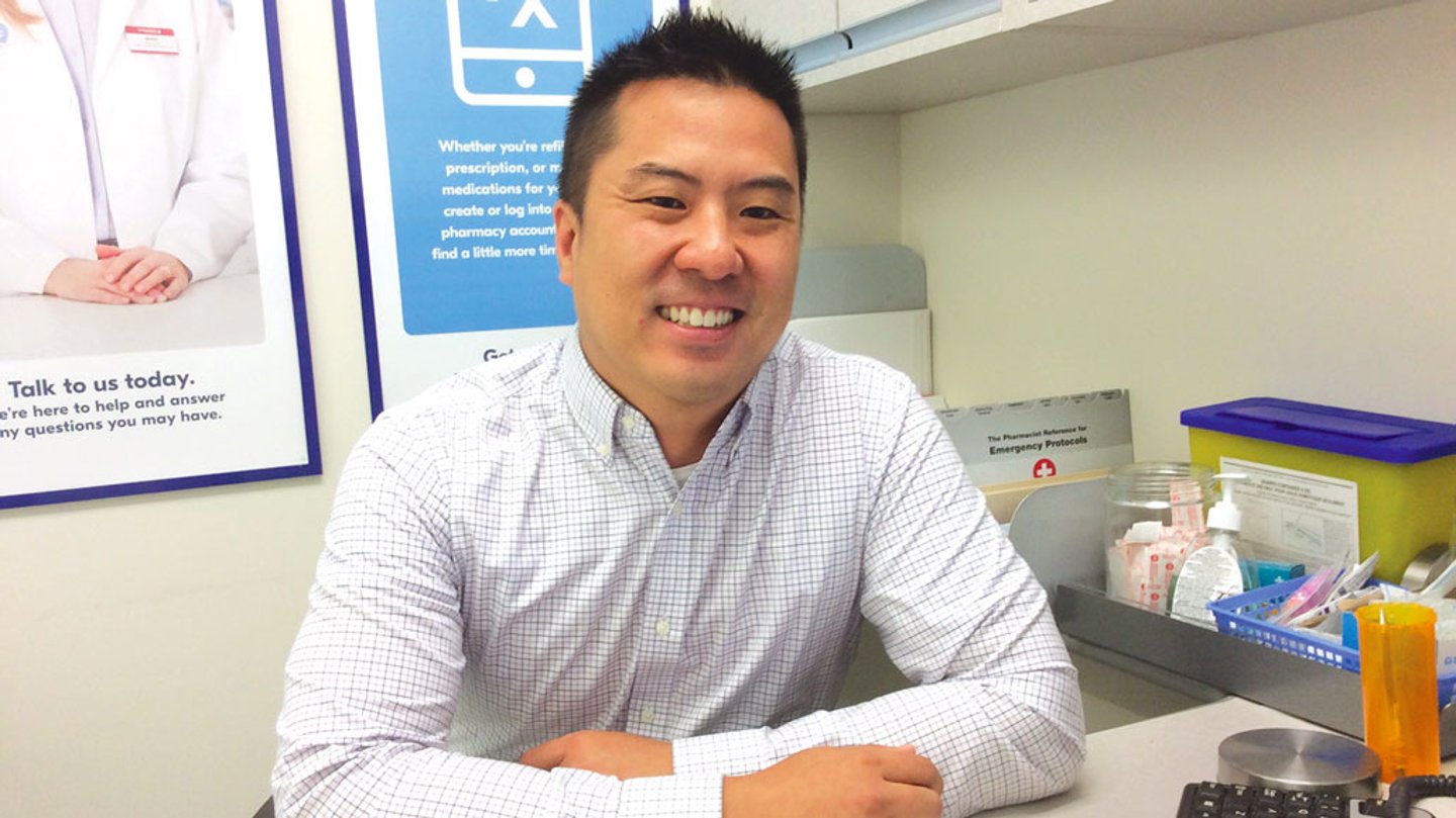 Shoppers Drug Mart community pharmacist Brian Mok