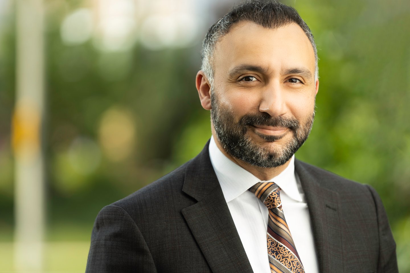 a man wearing a suit and tie