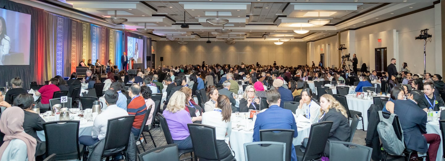 Pharmacy U Toronto 2023 lunch panel packed audience