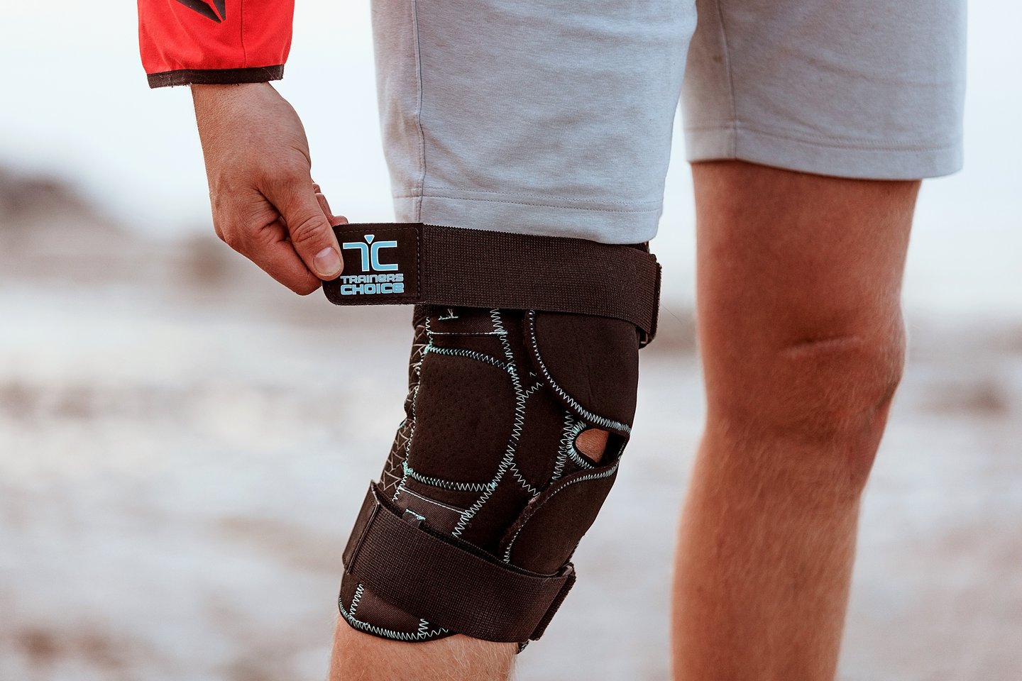 The Trainers Choice knee brace, made with GeoCell. (Trainers Choice)
