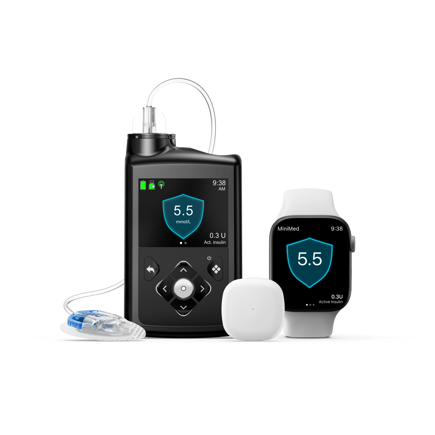 The MiniMed 780G system.