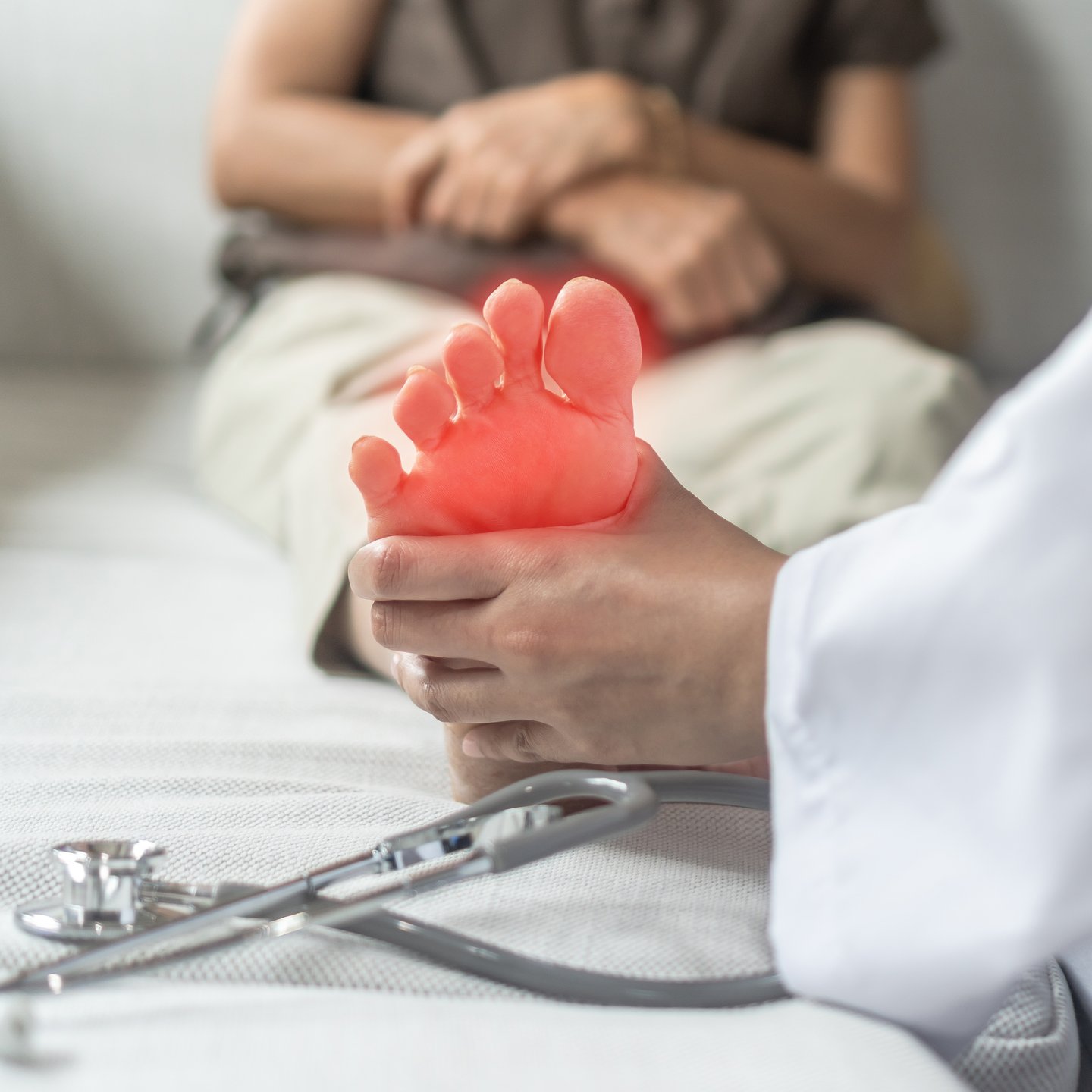 Inflamed foot