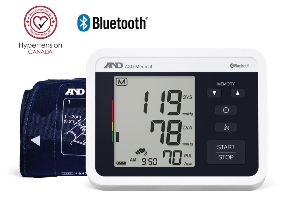 A&D Medical's blood pressure monitor.