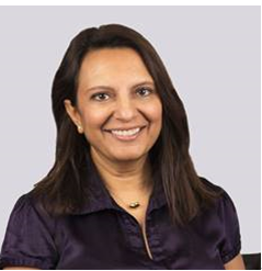 Woman smiling