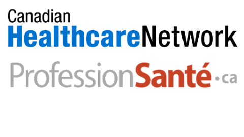 logos for Canadian healthcare network and Profession Sante websites